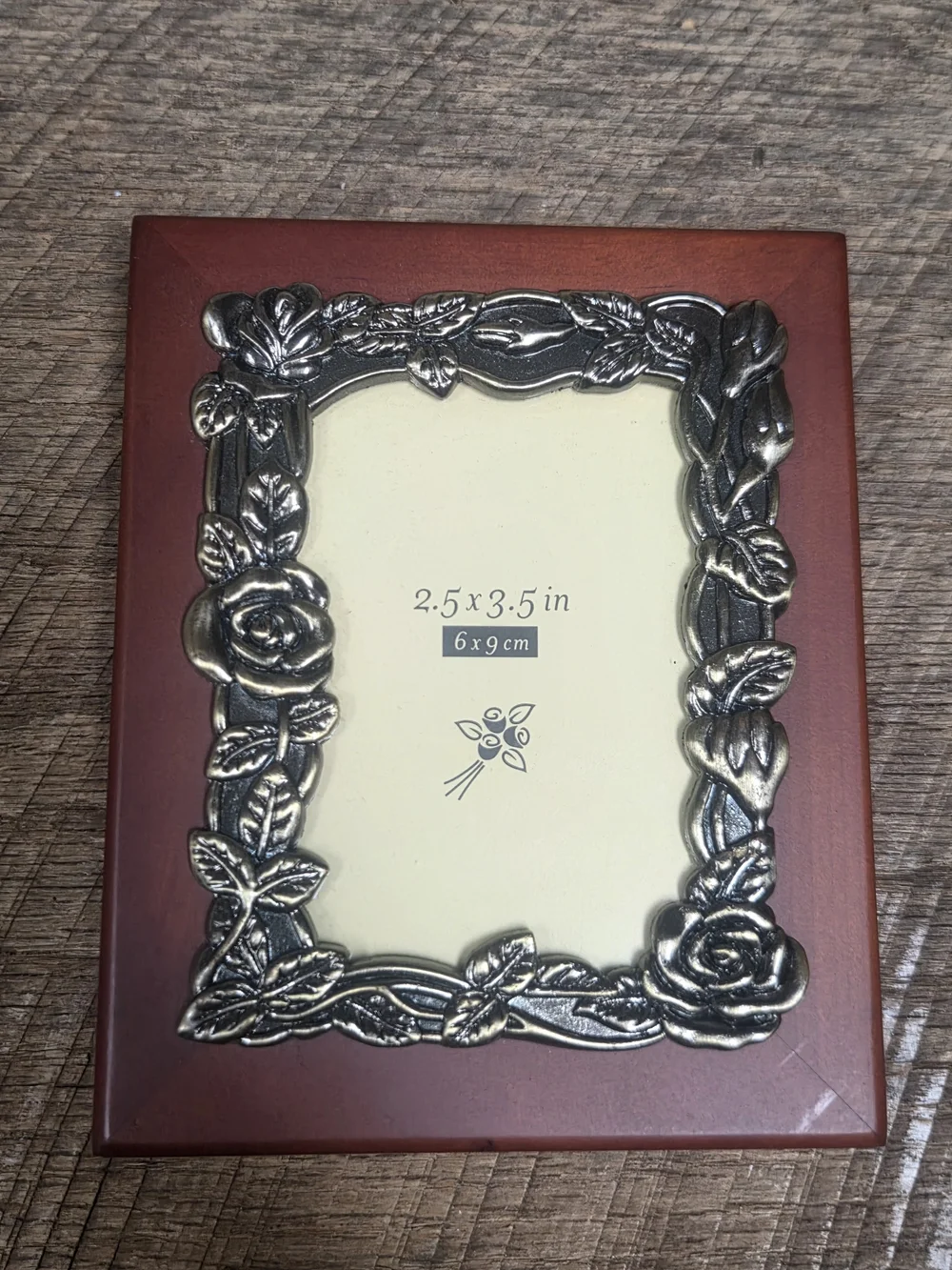 Vintage Weston Gallery Floral Mini Frame ~ Bin Q